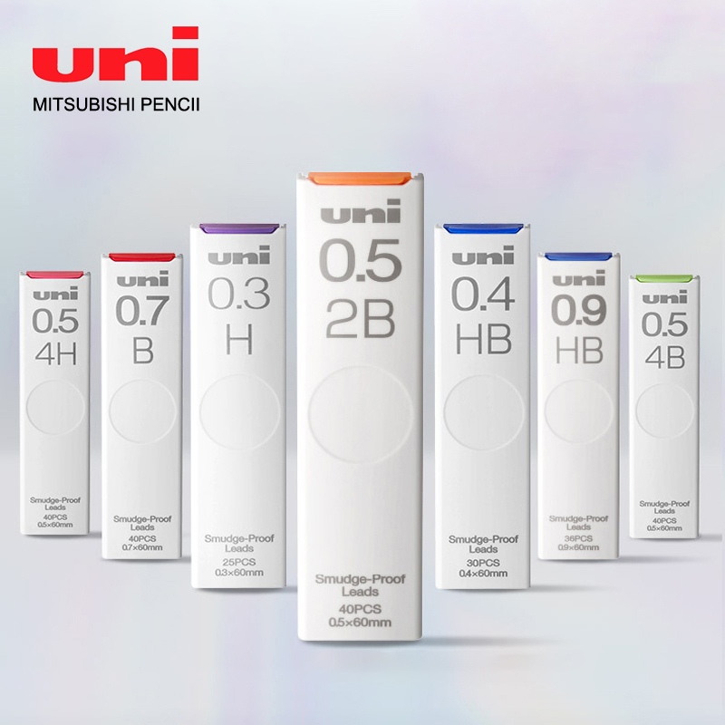 Mechanical Pencil 0.3 - 日本のユニコーン,UL-S,3コア,防汚,厚手,壊れない,学生用ペンシルリード,0.3/0.5/0.7mm,1個